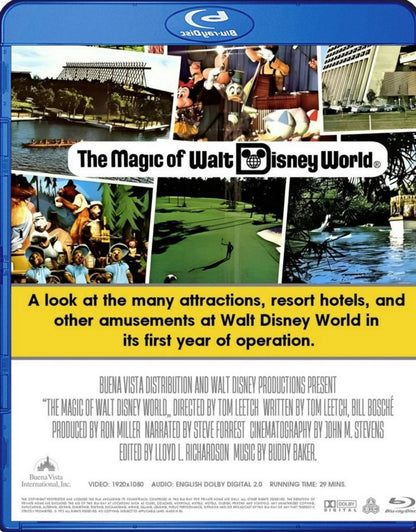 The Magic Of Walt Disney World - 1972 - Blu Ray