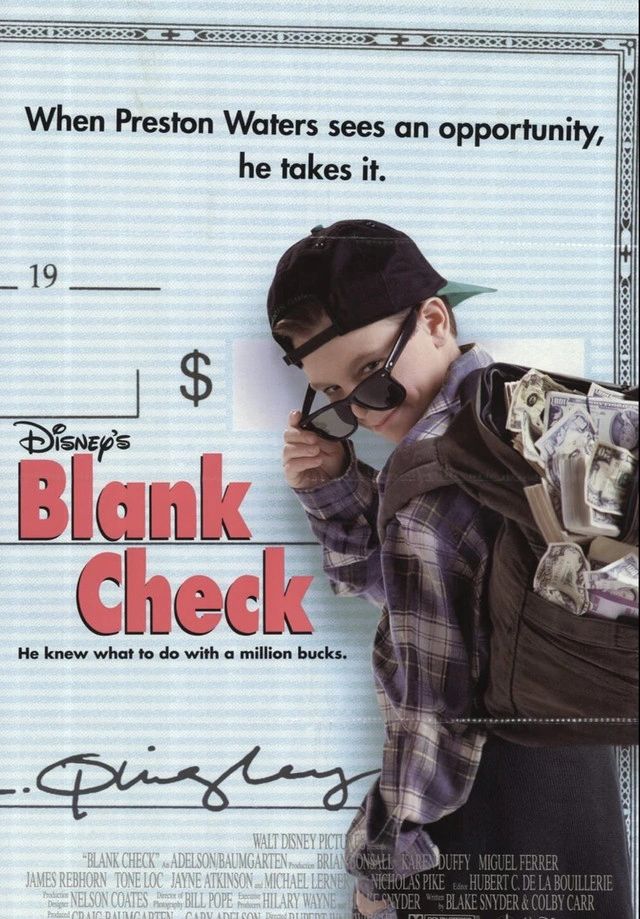 Blank Check - 1994 - Blu Ray