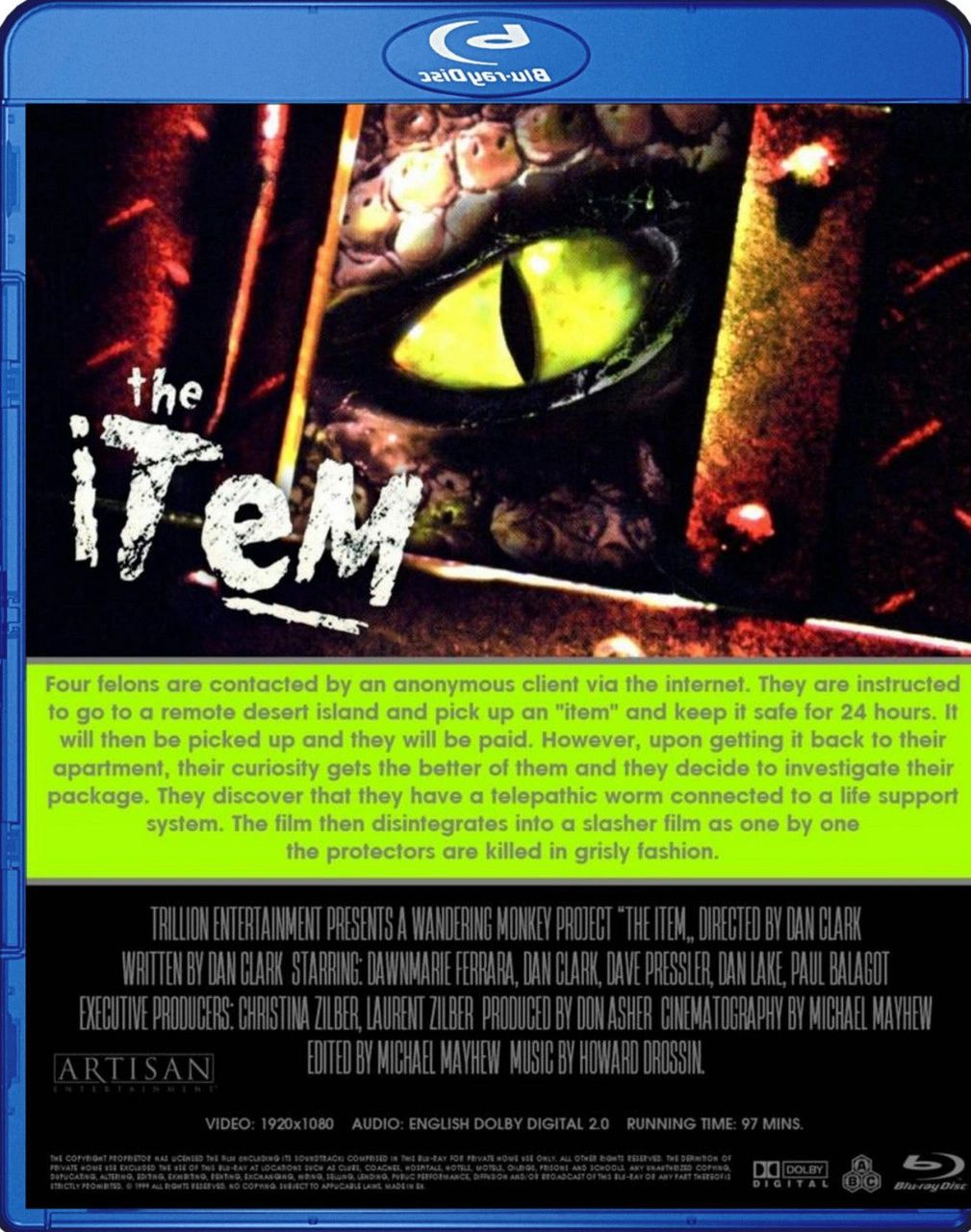 The Item - 1999 - Blu Ray