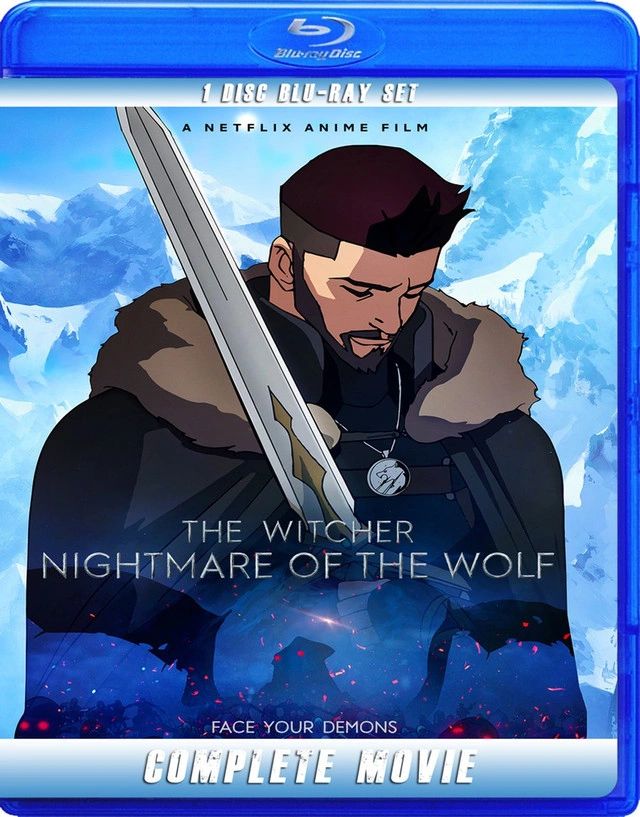 Witcher : Nightmare Of The Wolf - 2021 - Blu Ray