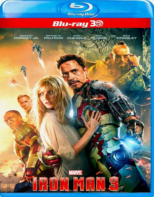 Iron Man 3 - 2013 - 3D/2D Blu Ray