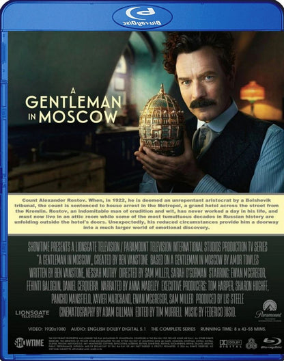 A Gentleman In Moscow - Complete Mini Series - Blu Ray