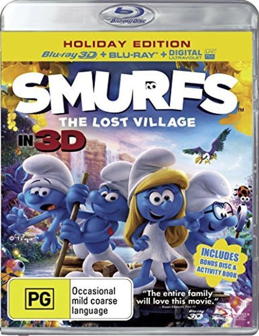 Smurfs The Lost Village 3D - 2017 - 3D Blu Ray