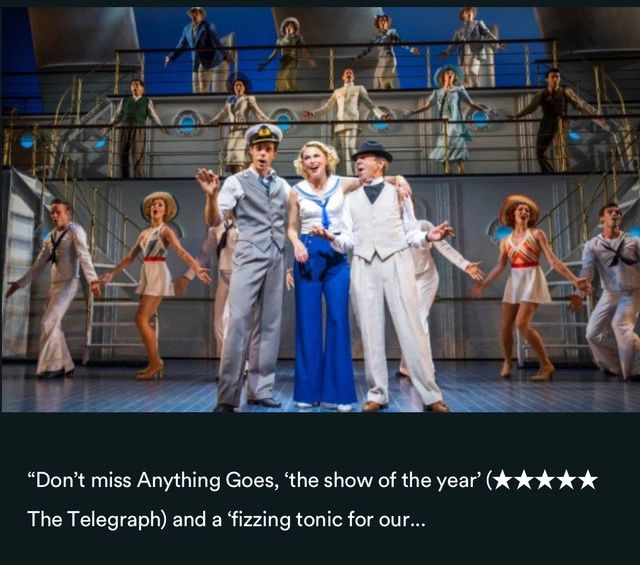 Anything Goes - Live On Stage - Blu Ray